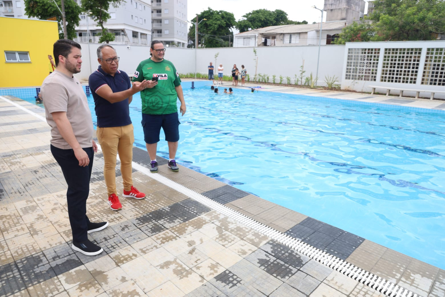 Santo André devolve à população piscina pública no bairro Santa Teresinha