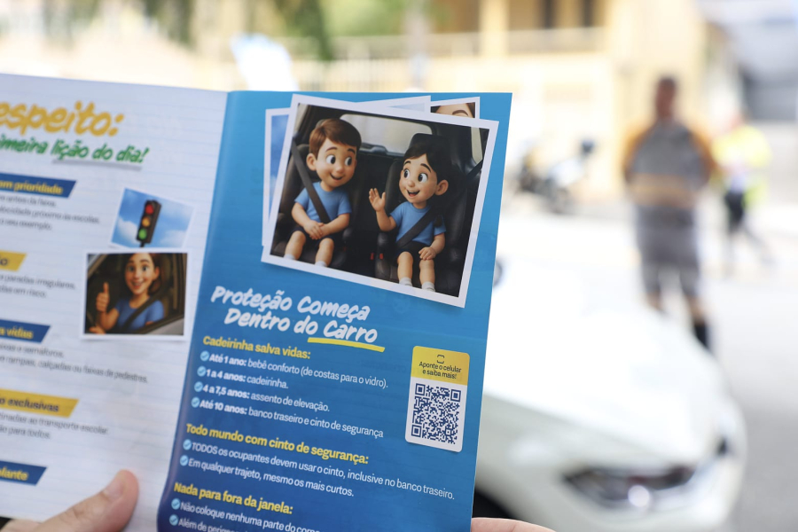 Operação Volta às Aulas em Santo André retorna com orientação para motoristas e pedestres