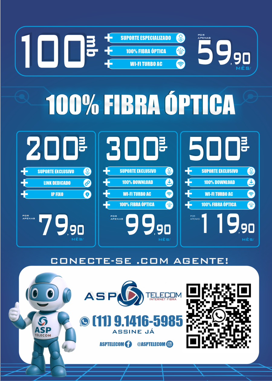 INTERNET 100% FIBRA